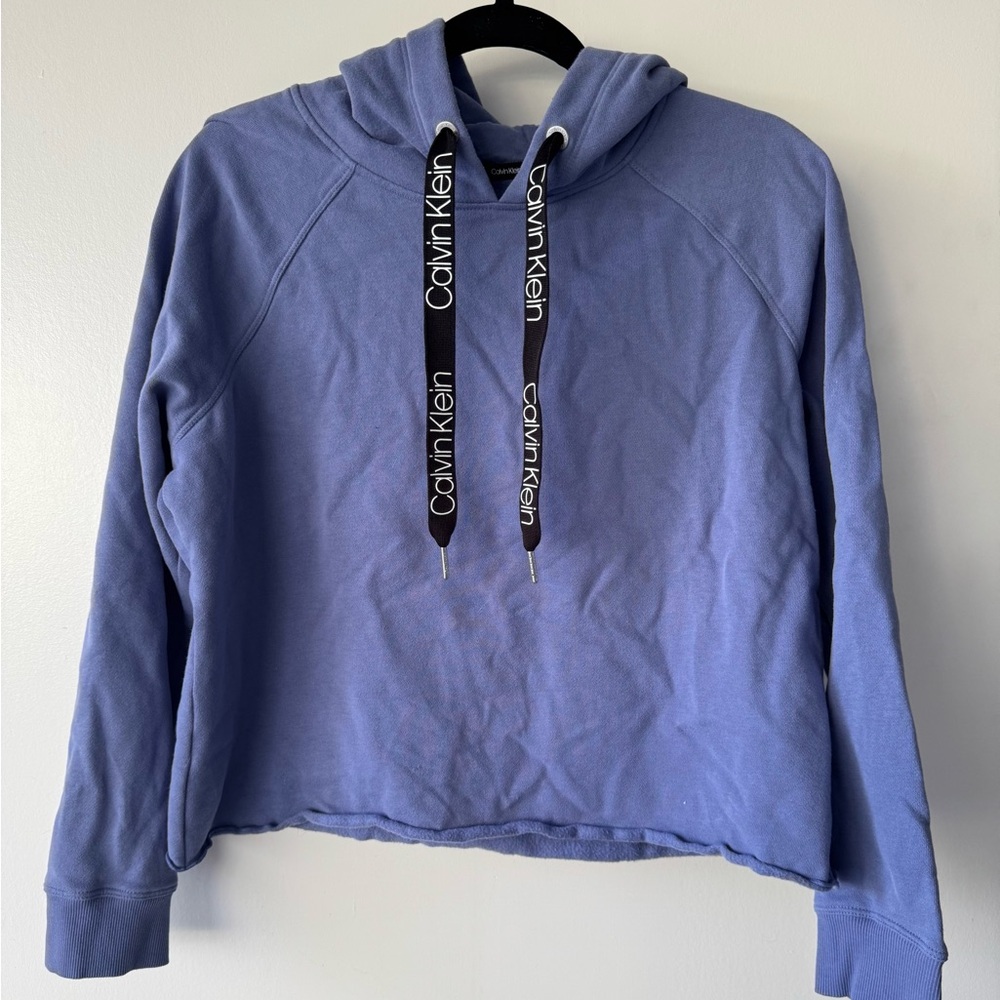 Calvin Klein Women's Periwinkle Hoodie Sweater